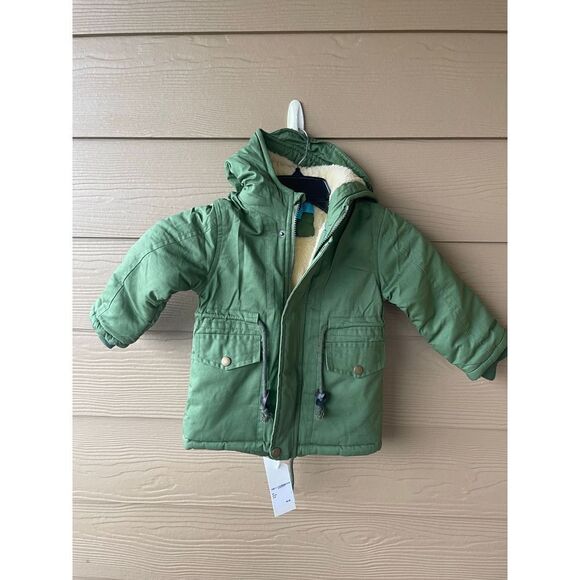 Olive Denim Bay Kids Jacket 3T - Picture 7 of 10